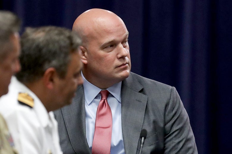 Acting Attorney General Matthew Whitaker.